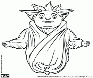 The guardian of the dreams coloring page