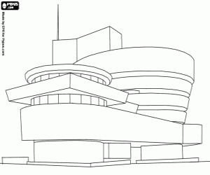 Guggenheim Museum in New York coloring page