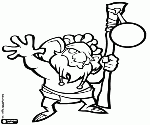 The Guru of the Stone, Sly Cooper coloring page