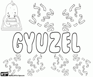Gyuzel, variant of Giuzel coloring page