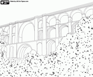 Göltzschtalbrücke coloring page