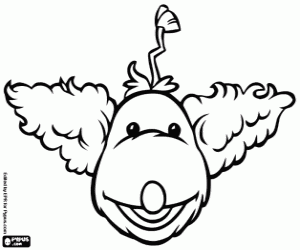 The hairstyle of Hubba Hubba coloring page