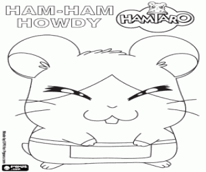 The Ham-Ham of Goldie is Howdy coloring page