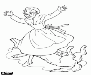 Happy Grandma to be free coloring page