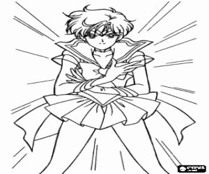 Haruka Tenou, Sailor Uranus coloring page