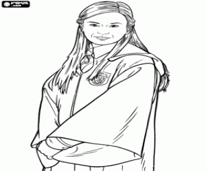 Hermione, a friend of Harry Potter coloring page