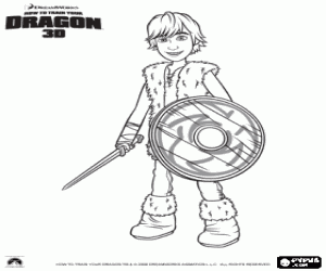 Hiccup Horrendous Haddock III coloring page