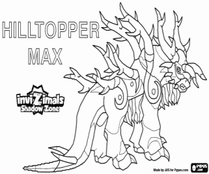 Hilltopper, Invizimals Shadow Zone coloring page