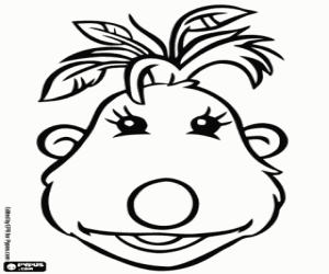 The Hoob with elongated head, Tula coloring page
