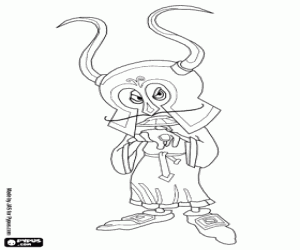 The Horned Baron, Muddle Earth coloring page