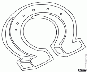 Horseshoe coloring page