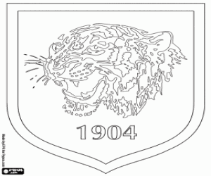 Hull City badge coloring page