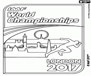 IAAF World Championship London 2017 coloring page