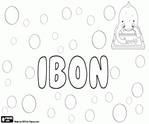 Ibon, name with various origins coloring page