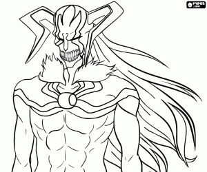 Ichigo Hollow, the final form coloring page