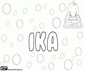 Ika, name with various origins coloring page