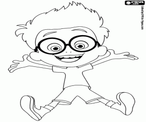 The immense happiness of Sherman coloring page