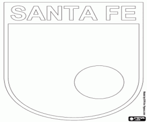 Independiente Santa Fe logo coloring page