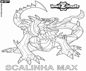 The Invizimal Scalinha Max coloring page