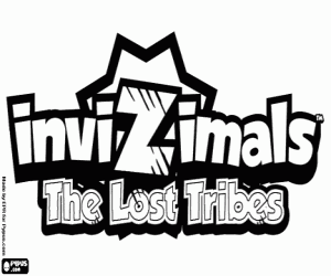 Invizimals The Lost Tribes logo coloring page