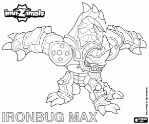 Ironbug Max, Invizimal from Japan coloring page