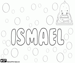 Ismael, Biblical name coloring page