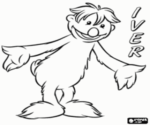 Iver, another Hoobs coloring page