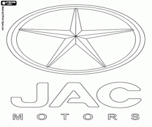 JAC Motors logo coloring page