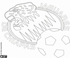 Jaguares de Chiapas logo coloring page