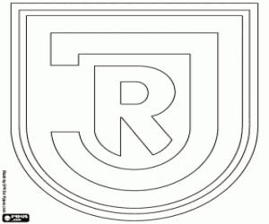 Jahn Regensburg emblem coloring page