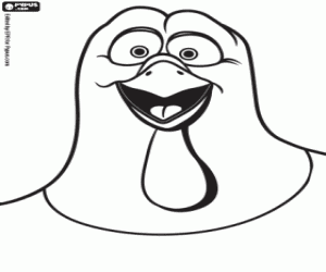 Jake from Free Birds coloring page