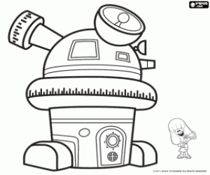 The Jammbo Observatory and Mina coloring page