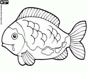 A japanese carp coloring page