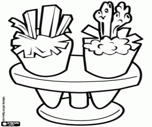Japanese cones, temaki coloring page