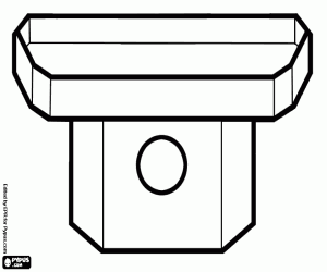 A Japanese little table coloring page