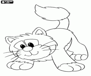 Jess, Postman Pat's cat coloring page