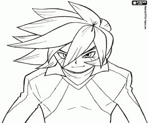 Joe, the goalkeeper of Royal Academy coloring page