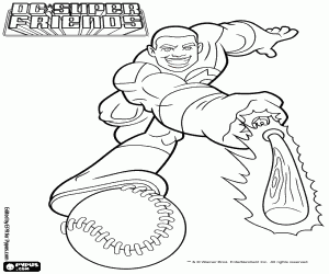 John Stewart, Green Lantern coloring page