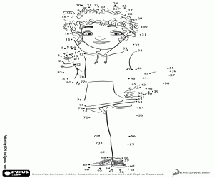 Join the points and draw to Tip coloring page