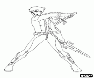 Josh Kirkpatrick, Team Galaxy coloring page