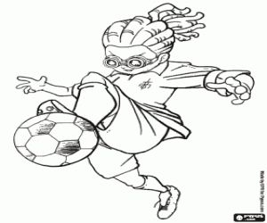 Jude Sharp, Inazuma Eleven player coloring page