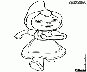 Juliet at the adventures coloring page