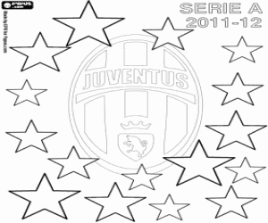 Juve Turin, champion 2011-2012 coloring page