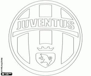 Juventus badge coloring page