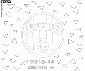 Juventus, champion 2013-2014 coloring page