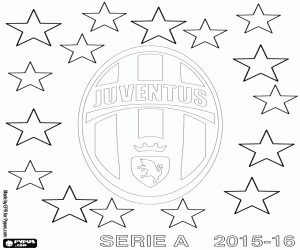 Juventus, champion 2015-2016 coloring page