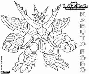 Kabuto Robo, Invizimals Lost Tribes coloring page