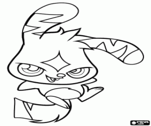 Katsuma of Moshi Monsters coloring page