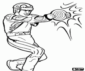 Kevin Lynn Clu and the disk of light coloring page