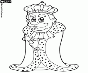 King coloring page